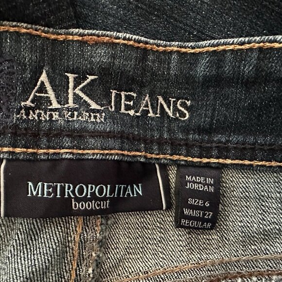 **Ladies AK Jeans Metropolitan Bootcut - Size 6, Waist 27 Regular - Ex Cond. - Picture 9 of 9